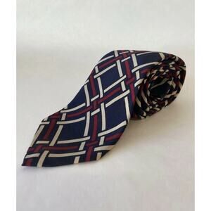 Vintage Polo Ralph Lauren Weave Pattern Mens Neck Tie Made by Hand in USA $60